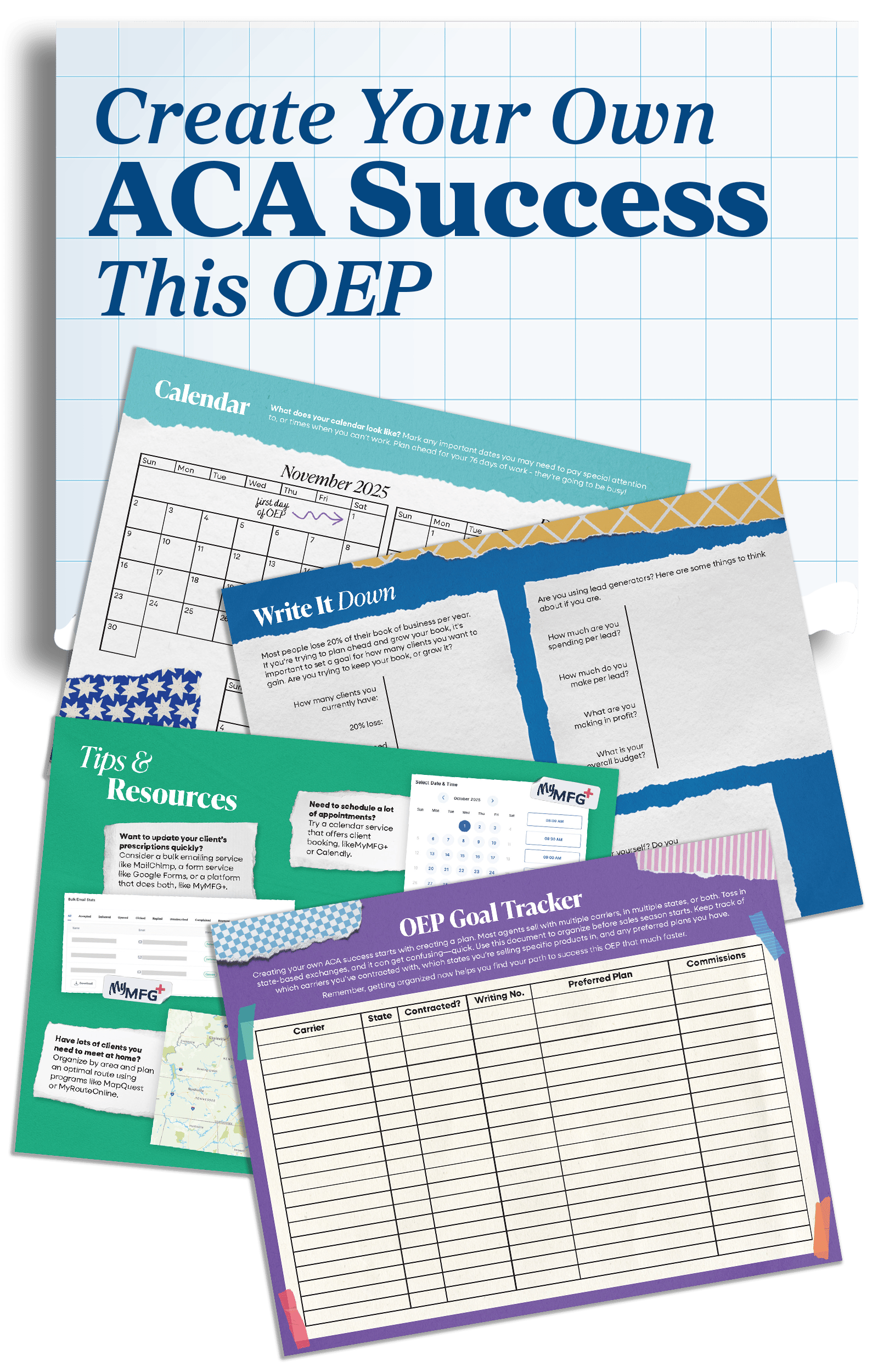 Create Your ACA Success: 2025 OEP Goals Tracker